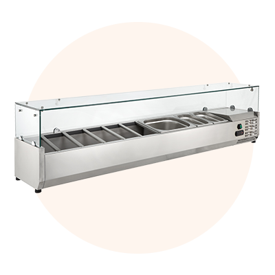 Saladettes réfrigérées à poser