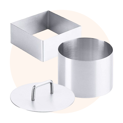 Cercles à entremets et inserts professionnels