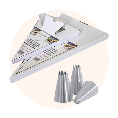 Poches et douilles à pâtisserie professionnelles