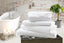 Serviette en tissu éponge premium à double bordure - 50 x 100 cm
