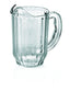 Carafe à jus de fruit en polycarbonate capacité de 1,8 litre - 4 pièces
