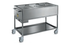 Chariot bain-marie 3x GN 1/1, plage de températures : de 20 °C à 90 °C