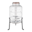 Distributeur d'eau rétro en verre avec socle Olympia 8,5L