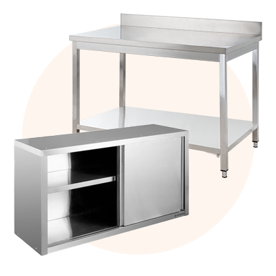 Mobilier en inox