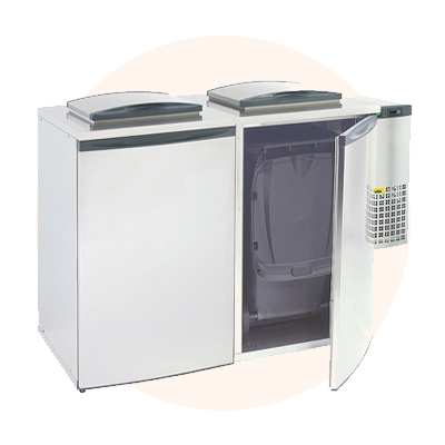 Conteneur réfrigéré pour déchets