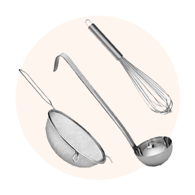 Ustensiles de cuisine professionnels