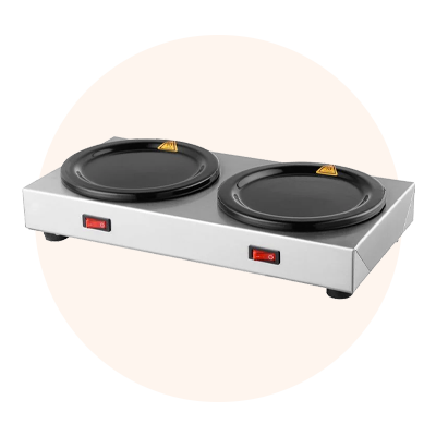 Plaques chauffantes pour carafes à café