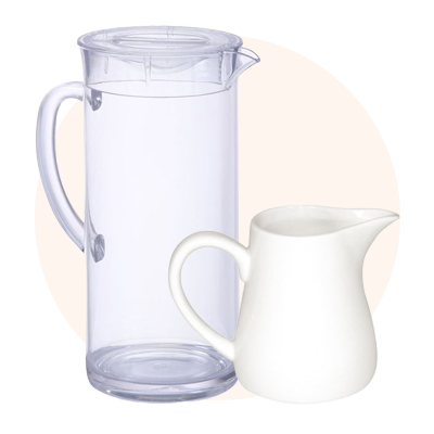 Carafes à jus et à lait