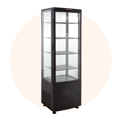 Vitrines réfrigérées sur pied