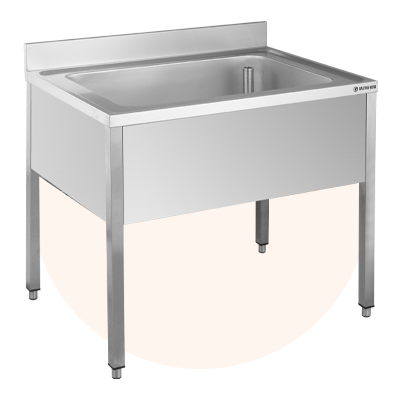 Plonges inox à casseroles