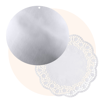Pointes de gâteaux et supports