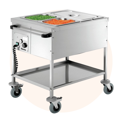 Chariots à bain-marie