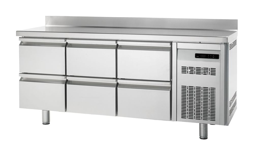 Table réfrigérée Premium 0/6 avec dosseret