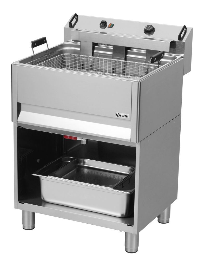 Bartscher Friteuse à beignets BF 30E OU avec soubassement ouvert