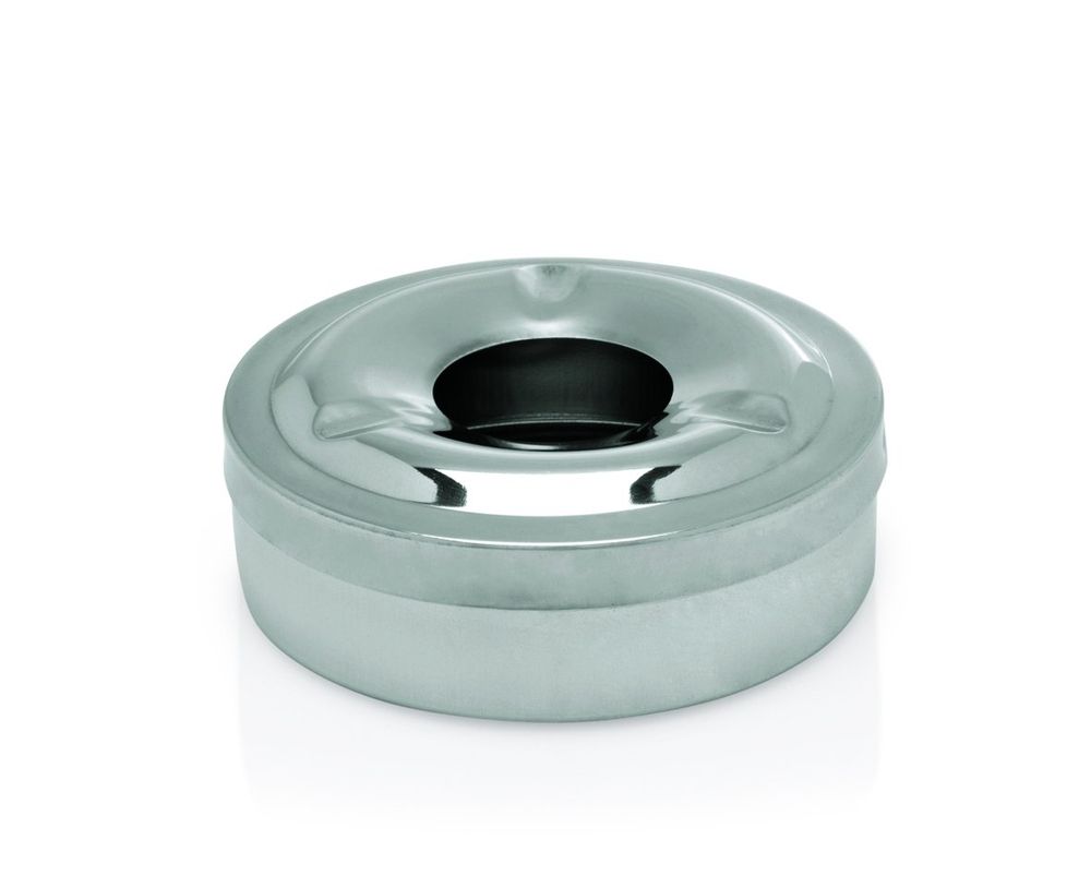 Cendrier coupe-vent - acier inoxydable brossé, 2 pièces, 11 cm