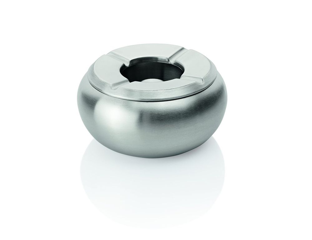 Cendrier coupe-vent en acier inoxydable 18/10, 14,5 cm
