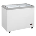 Congélateur coffre à glaces 217 Litres avec éclairage LED et roulettes