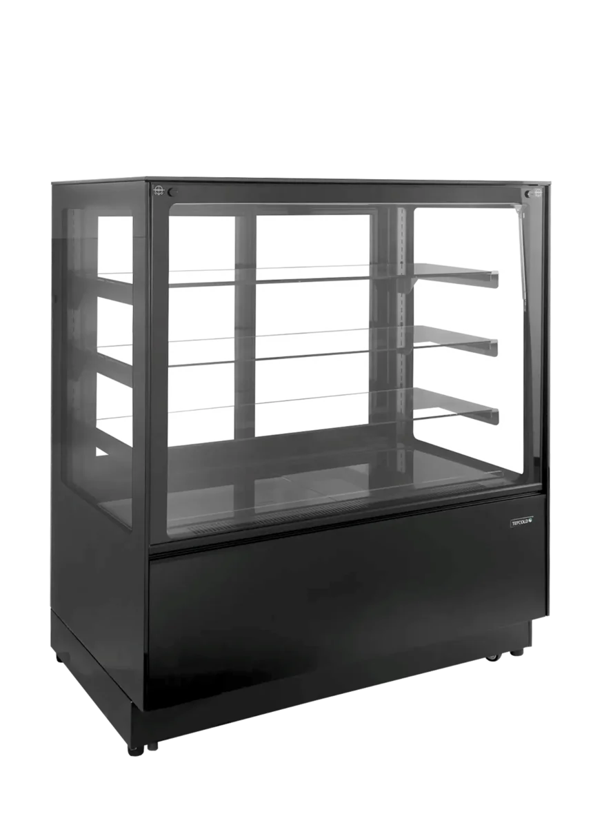 Comptoir vitrine réfrigéré pour pâtisseries Tefcold PDA3-CTF120B-1