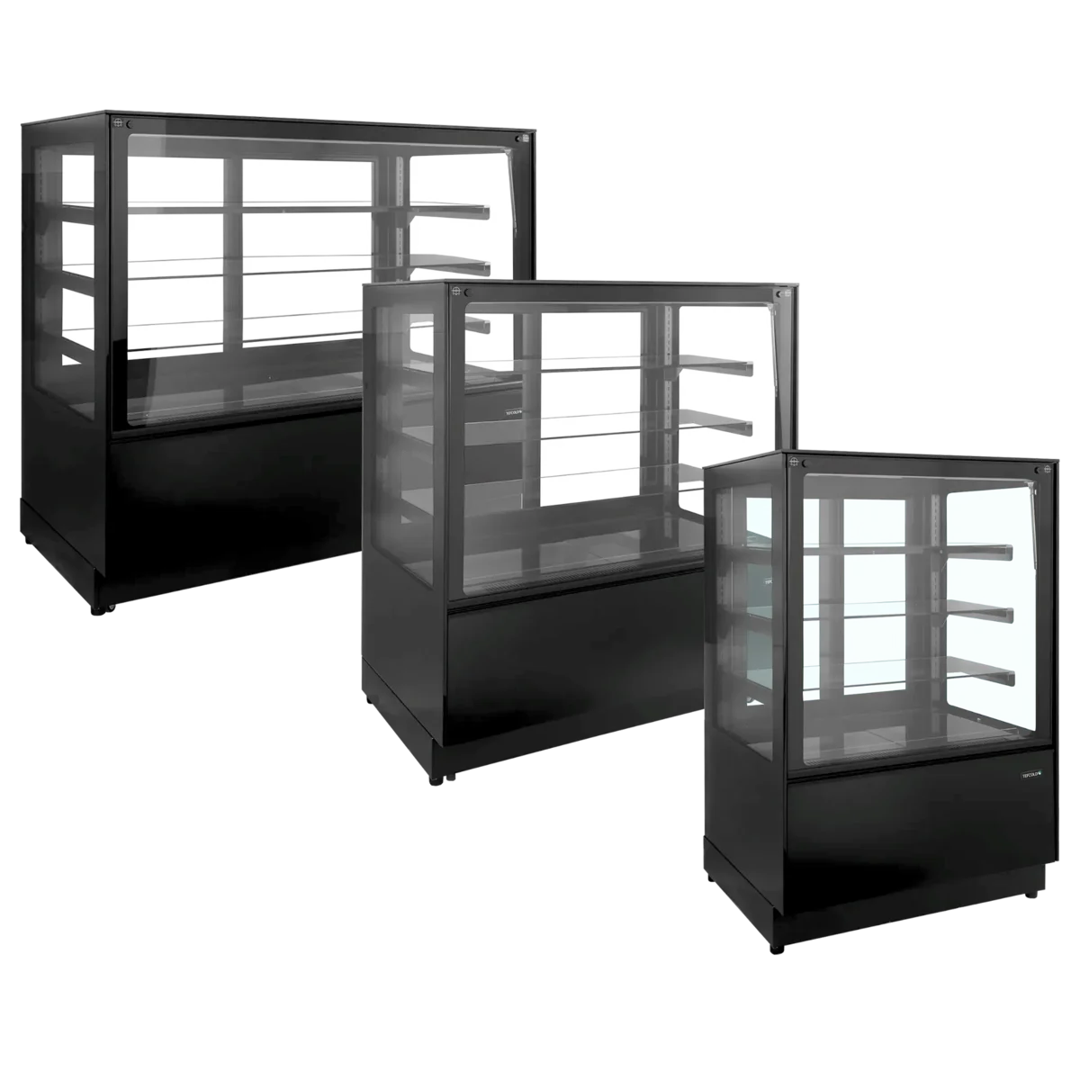 Comptoir vitrine réfrigéré pour pâtisseries Tefcold PDA3-CTF120B-1