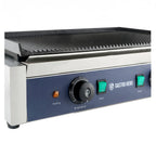 Grill à contact / Grill à panini ECO 2 x 1,8 kW, rainuré