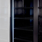 Armoire à boissons ECO 1000 avec portes battantes et fronton lumineux