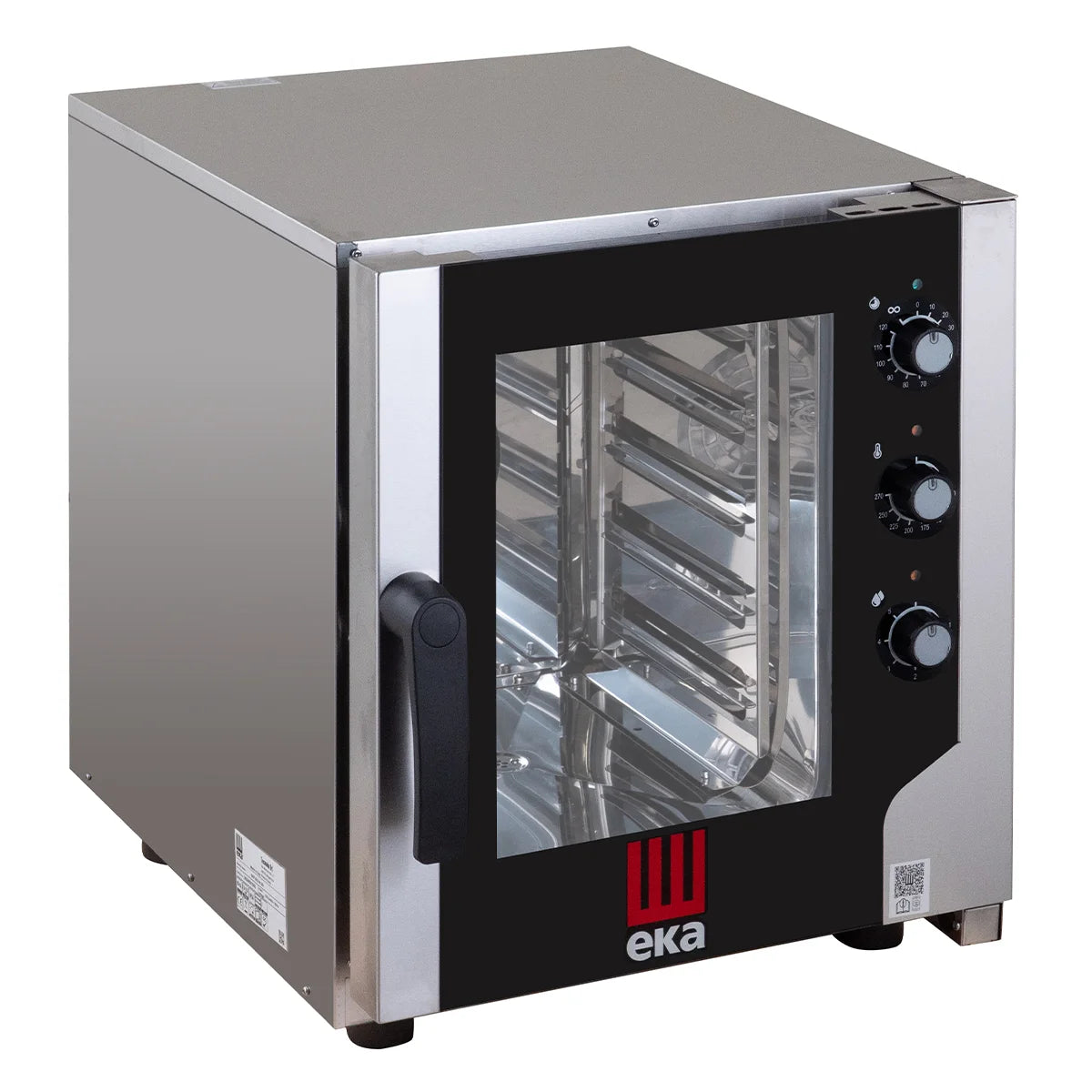 Four électrique mixte vapeur Tecnoeka 5 x GN 2/3 avec écran tactile