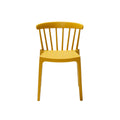 BEST Chaise empilable Windson, jaune ocre, polypropylène