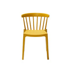 BEST Chaise empilable Windson, jaune ocre, polypropylène