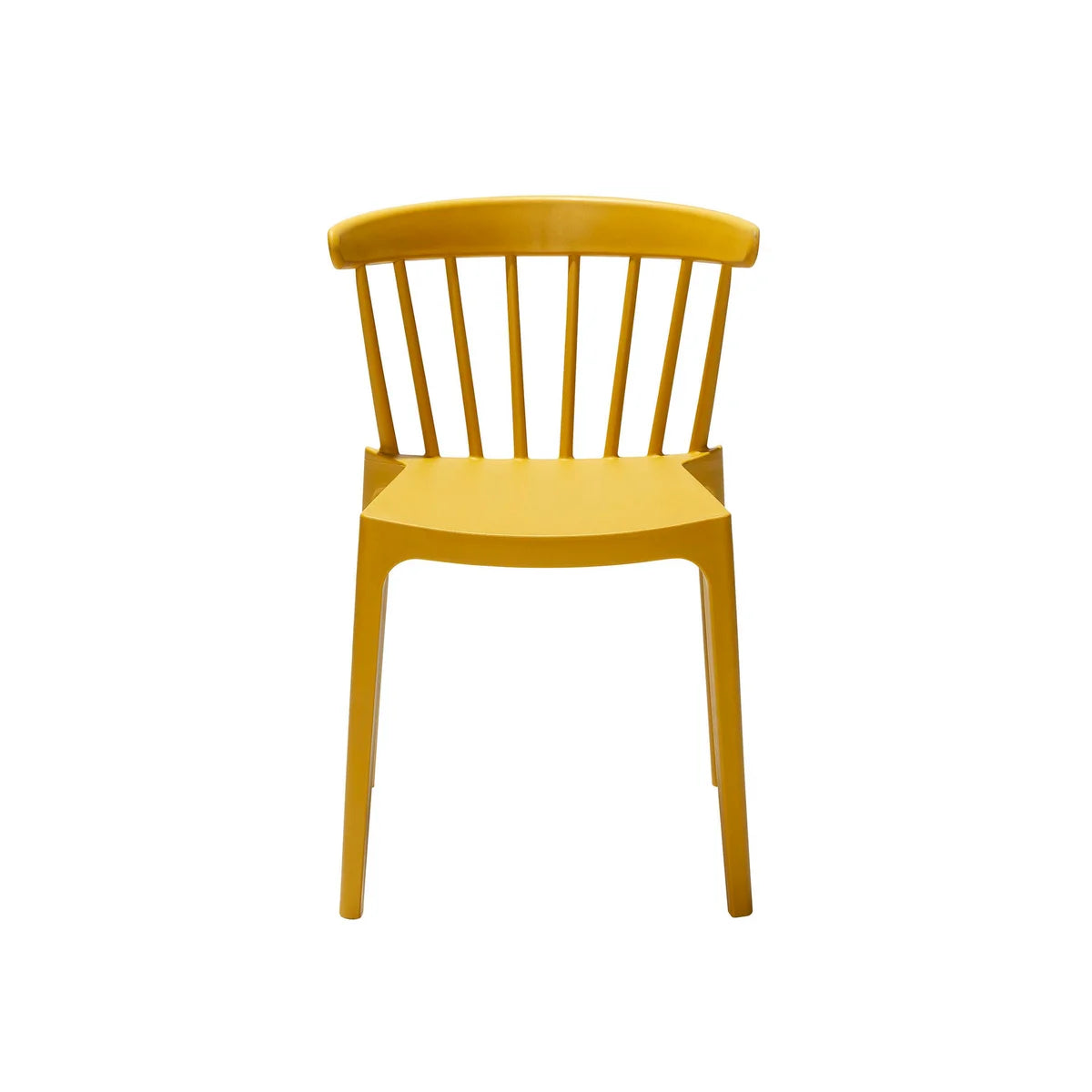 BEST Chaise empilable Windson, jaune ocre, polypropylène