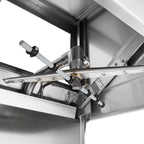 Lave-vaisselle à capot ECO 54 SLE 50x50 cm (dimensions du panier), avec doseur de détergent et de produit de rinçage, avec pompe de vidange & adoucisseur, Fabriqué en Europe, 400 Volt