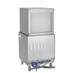 Lave-vaisselle à capot ECO 54 SLE 50x50 cm (dimensions du panier), avec doseur de détergent et de produit de rinçage, avec pompe de vidange & adoucisseur, Fabriqué en Europe, 400 Volt