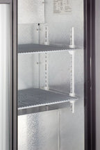 Armoire à boissons ECO 230 noire avec portes coulissantes, éclairage LED, encastrable sous plan de travail