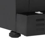 Armoire à boissons ECO 130 noire, éclairage LED, encastrable sous plan