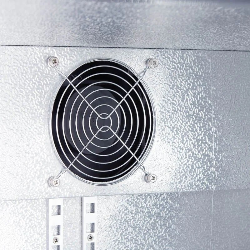 Armoire à boissons ECO 130 noire, éclairage LED, encastrable sous plan