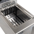 Friteuse électrique professionnelle Profi 8 Litres avec robinet de vidange, 400 V