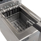 Friteuse électrique professionnelle Profi 8 Litres avec robinet de vidange, 400 V