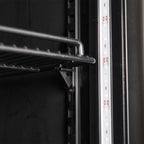 Armoire à boissons GKS-160 Slim, 160 litres de volume de refroidissement, éclairage intérieur, noire