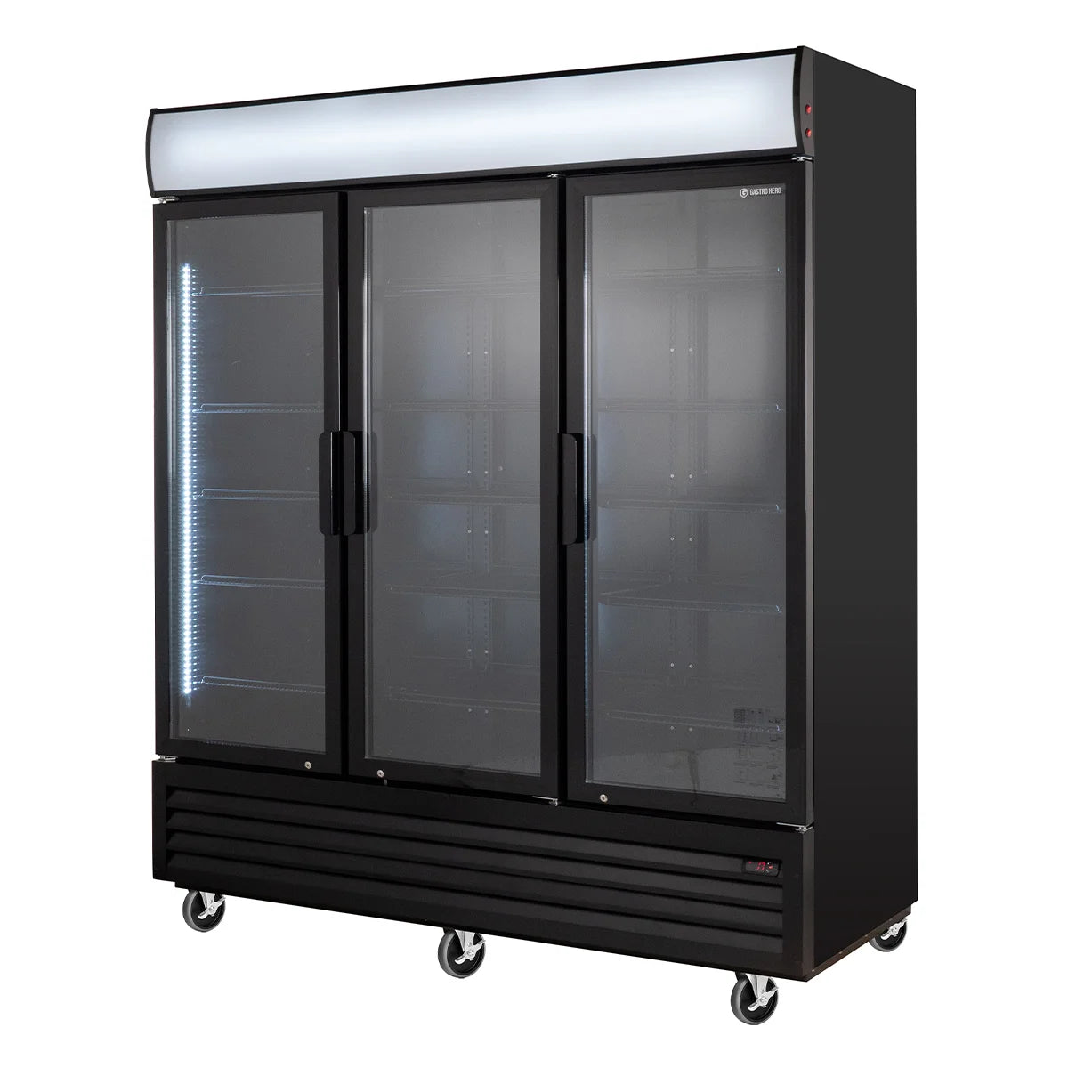 Armoire à boissons ECO 1500 avec portes battantes et fronton lumineux