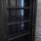 Armoire à boissons ECO 1000 avec portes coulissantes et fronton lumineux