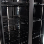 Armoire à boissons ECO 630 avec enseigne lumineuse et portes battantes