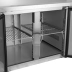 Table réfrigérée ECO 2/0 avec dosseret - GN 1/1