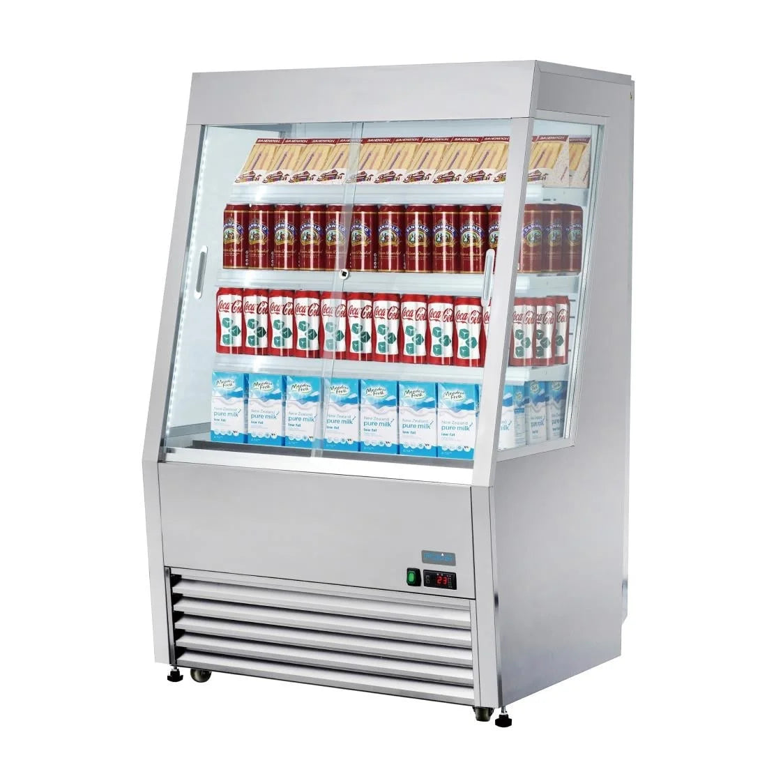 Vitrine murale réfrigérée multideck Polar Série G 918 mm
