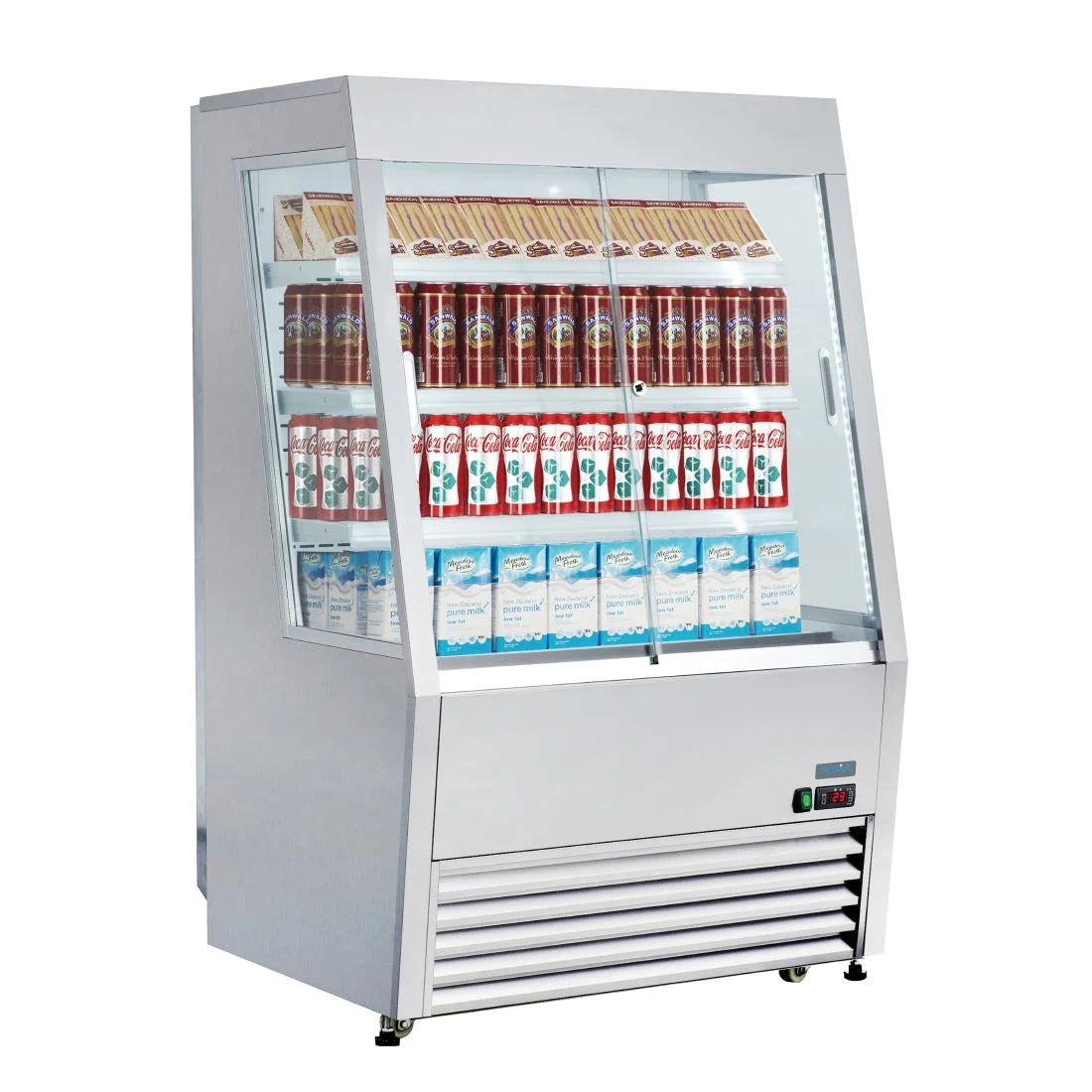 Vitrine murale réfrigérée multideck Polar Série G 918 mm