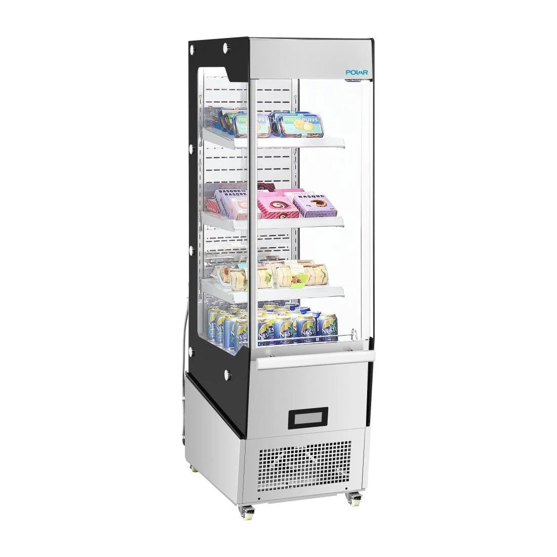 Vitrine murale réfrigérée Slimline Polar Série G 512 mm