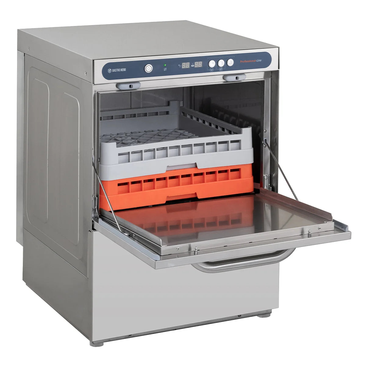 Lave-vaisselle PROFI Digital 50 SLE panier 50x50 cm, avec doseur de détergent & de produit de rinçage, avec pompe de vidange & adoucisseur, Fabriqué en Europe, 230 V