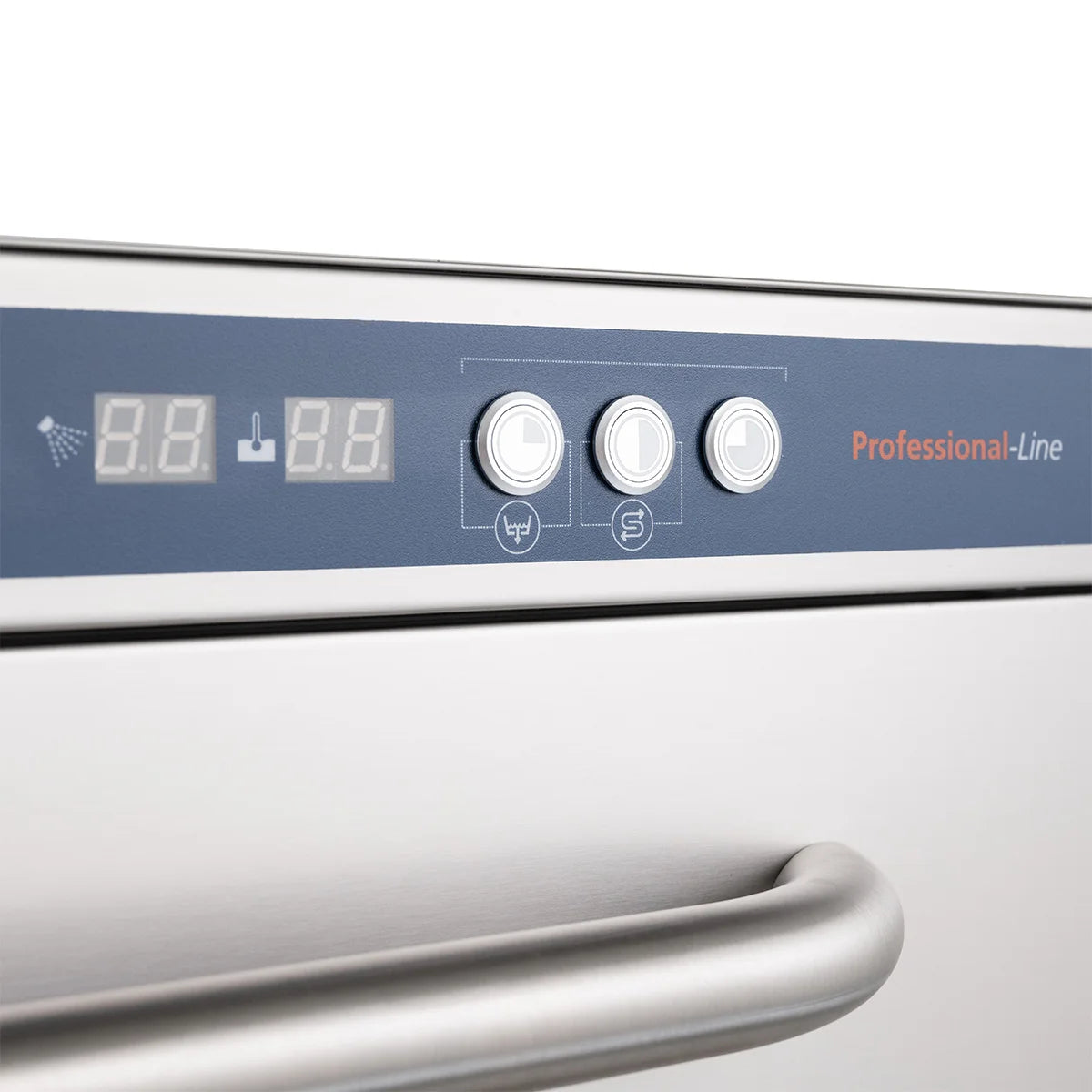 Lave-vaisselle PROFI Digital 54 SL panier 50x50 cm, avec doseur de détergent & de produit de rinçage, avec pompe de vidange, Fabriqué en Europe, 400 V
