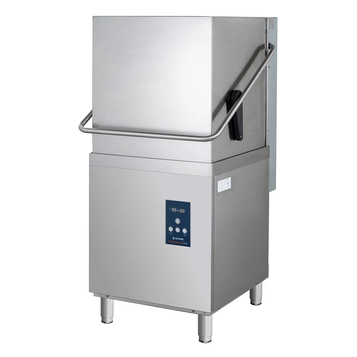 Lave-vaisselle à capot PROFI Digital 54 SLE 50x50 cm (dimensions du panier), avec doseur de détergent et de produit de rinçage, avec pompe de vidange & adoucisseur, Fabriqué en Europe, 400 Volt