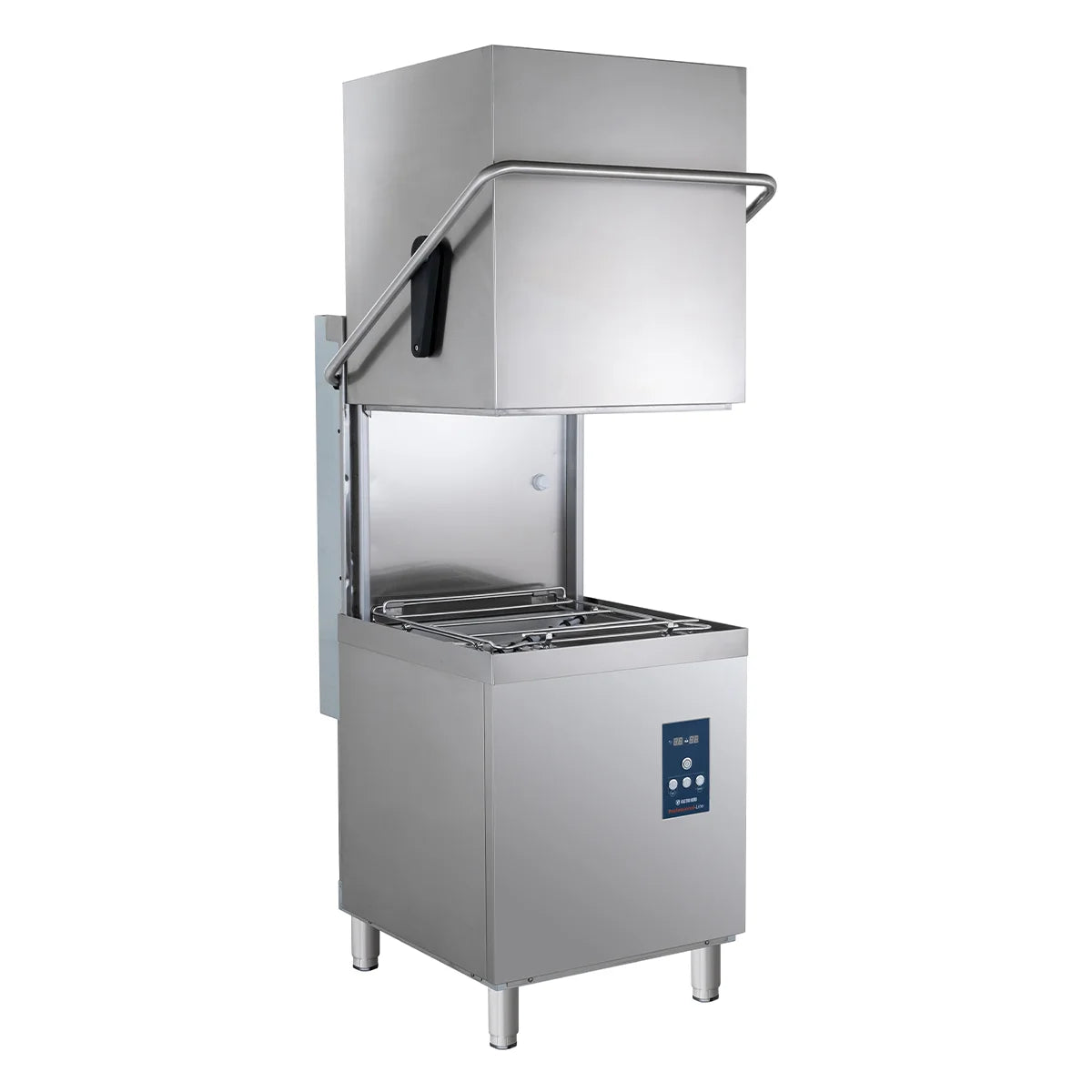 Lave-vaisselle à capot PROFI Digital 54 SL 50x50 cm (dimensions du panier), avec doseur de détergent et de produit de rinçage, avec pompe de vidange, Fabriqué en Europe, 400 Volt