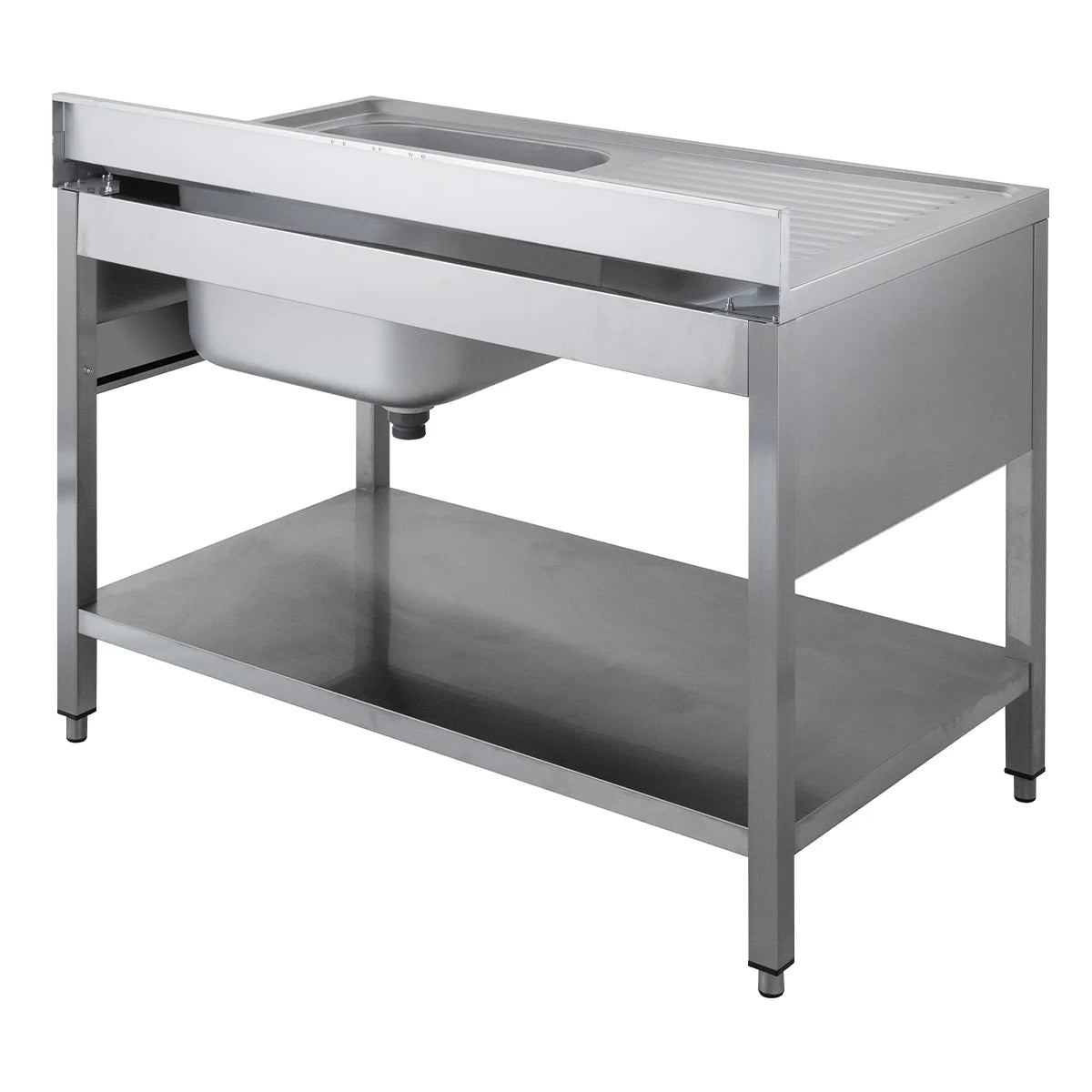 Table de lavage ECO 12x7 avec 1 bac à droite