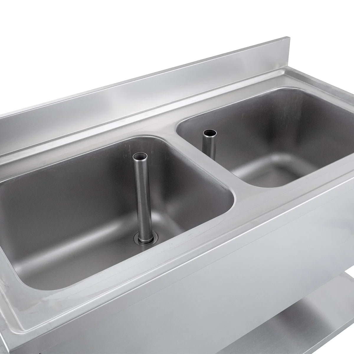 Table de lavage ECO 12x6 avec 2 bacs